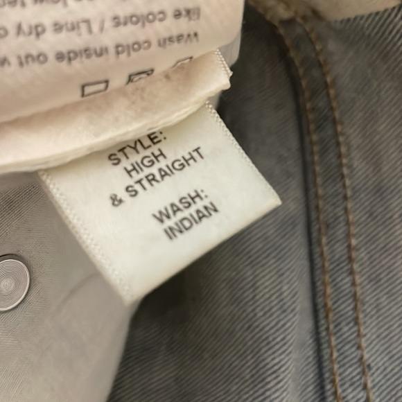 Reformation straight leg high waisted jeans size 25 - Picture 6 of 8